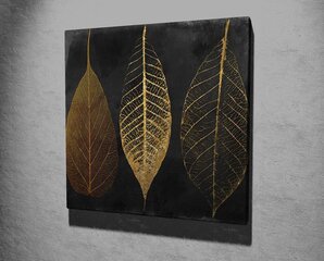 Репродукция Золотые листья цена и информация | Настенные деревянные декорации | hansapost.ee