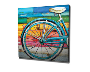 Репродукция Велосипед цена и информация | Настенные деревянные декорации | hansapost.ee