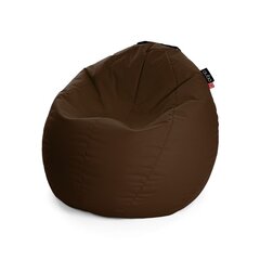 Кресло-мешок Qubo™ Comfort 80, гобелен, темно коричневое цена и информация | Детские диваны, кресла | hansapost.ee