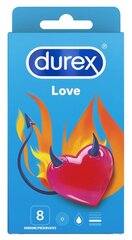 Kondoomid Durex Love, 8 tk. hind ja info | Kondoomid | hansapost.ee