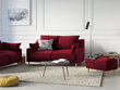 Tumba Mazzini Sofas Pansy, punane hind ja info | Kott-toolid, tumbad, järid | hansapost.ee