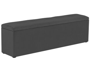 Пуф с ящиком для хранения вещей Kooko Home Mi 160, темно-серый цена и информация | Кресла-мешки и пуфы | hansapost.ee