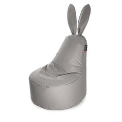 Kott-tool Qubo™ Daddy Rabbit, gobelään, helehall price and information | Bag chairs, sofas, stools | hansapost.ee