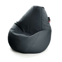 Кресло-мешок Qubo™ Comfort 90, гобелен, темно серое цена и информация | Qubo™ Мебель для гостиной | hansapost.ee