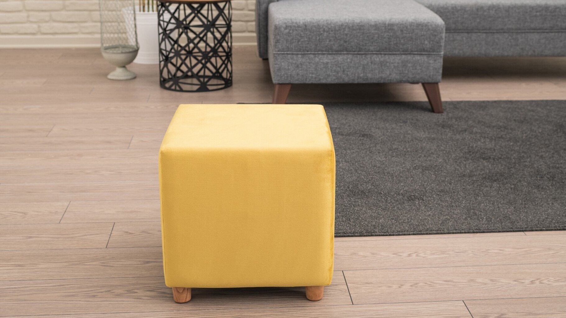 Tumba Kalune Design Daisy, kollane цена и информация | Kott-toolid, tumbad, järid | hansapost.ee