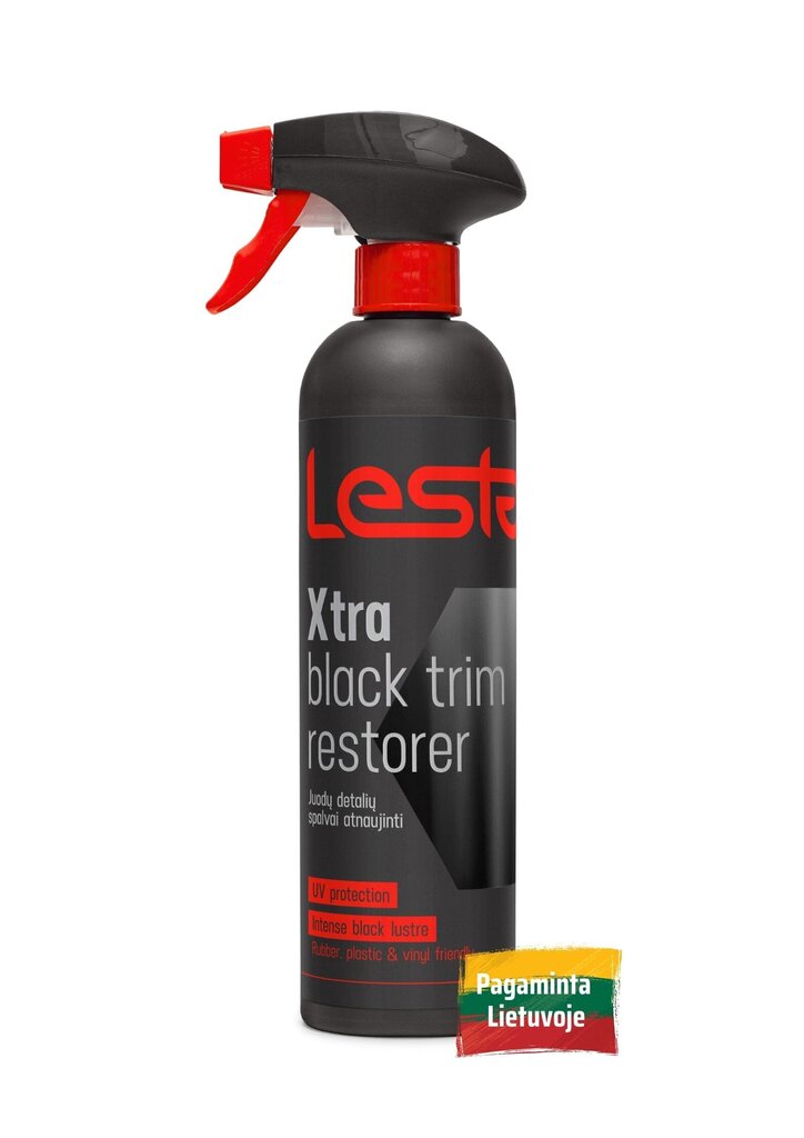 Mustai detaile taastav vahend Lesta Xtra Black Trim Restorer, 500ml hind ja info | Autokeemia | hansapost.ee