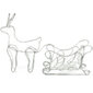 Jõuludekoratsioon Hirv saaniga RETLUX RXL 245 198LED Cold White, 59cm, Outdoor hind ja info | Jõulukaunistused | hansapost.ee