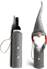 Украшение бутылки Дед Мороз, серый цена и информация | Декорации | hansapost.ee