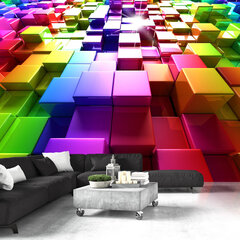 Fototapeet - Colored Cubes цена и информация | Фотообои | hansapost.ee