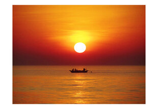 Fototapeet - Sunset with fishing boat hind ja info | Fototapeedid | hansapost.ee