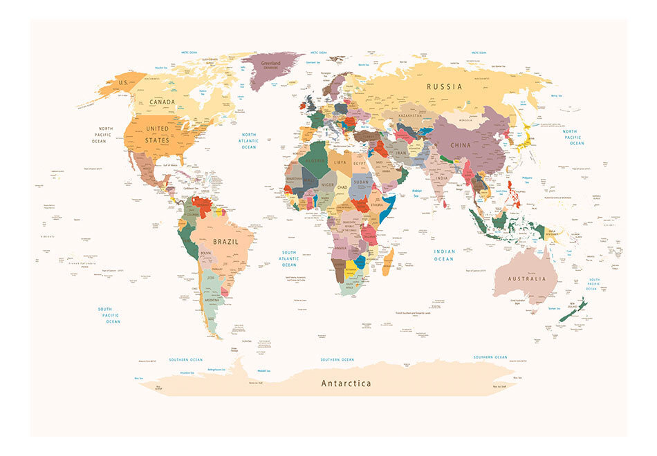 Fototapeet - World Map цена и информация | Fototapeedid | hansapost.ee