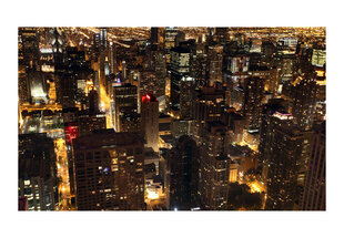 Fototapeet - City by night - Chicago, USA hind ja info | Fototapeedid | hansapost.ee