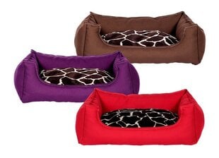 Amibelle кроватка с подушкой для домашних животных, фиолетовый 50 x 60 x 14 см цена и информация | Лежаки, домики | hansapost.ee