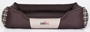 Hobbydog лежак Prestige L окошки, коричневый цена и информация | Лежаки, домики | hansapost.ee