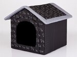 Лежак-будка Hobbydog R2 щенки, 44x38x45 см, черный