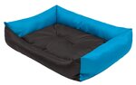 Hobbydog лежак Eco L, 62x43 см, синего/черного цвета