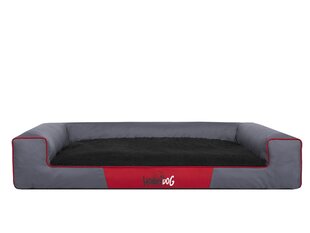 Лежак Hobbydog Victoria Exclusive XL, серый / черный, 100x66 см цена и информация | Лежаки, домики | hansapost.ee