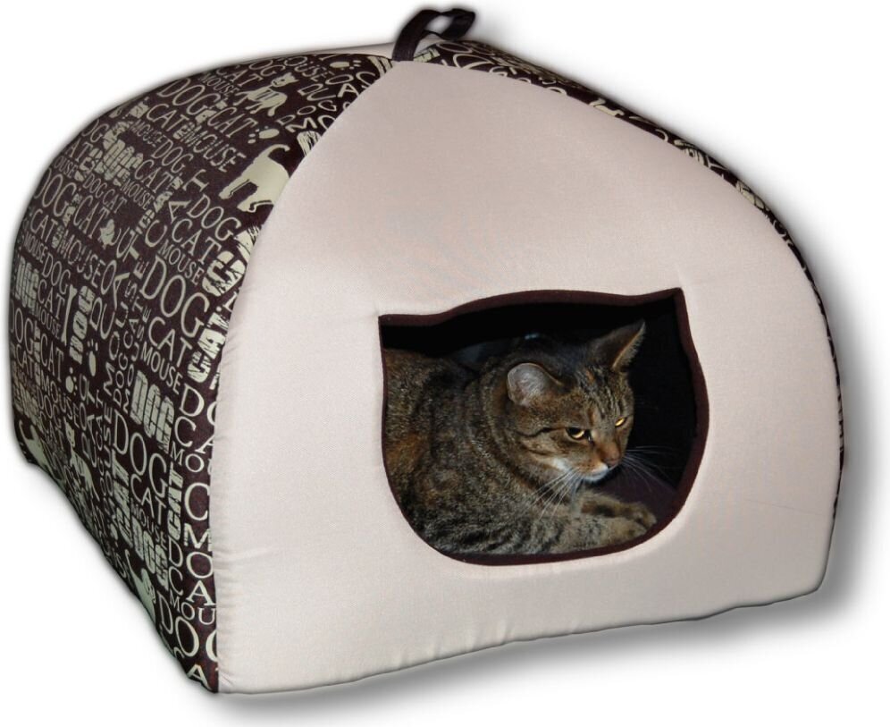 Pesa-onn Hobbydog Igloo R3, 49x49x40 cm, pruun цена и информация | Pesad, asemed | hansapost.ee