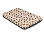 Hobbydog подушка Eco Prestige R1, 90x60x8 см, песочного цвета с лапами