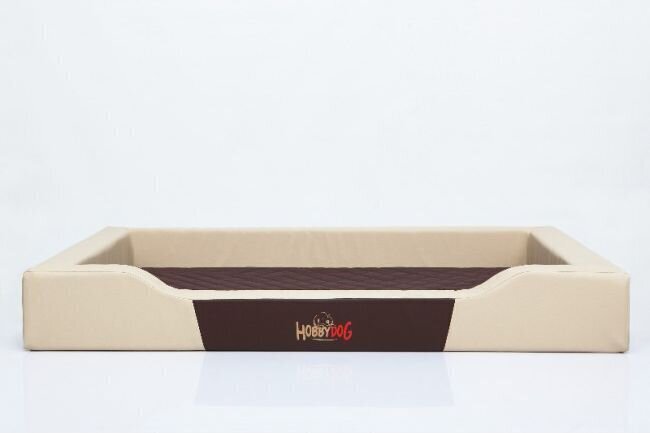Pesa Hobbydog Deluxe XXL, beež/pruun, 120x80 cm hind ja info | Pesad, asemed | hansapost.ee