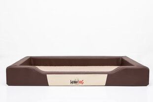 Hobbydog лежак Deluxe XL, коричневый / бежевый, 93x62 см цена и информация | Лежаки, домики | hansapost.ee