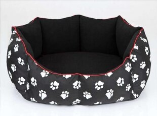 Koera pesa Hobbydog New York, L, Black Paws, 65x55 cm hind ja info | Pesad, asemed | hansapost.ee