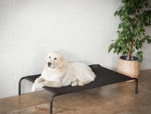 Hobbydog лежак Iron Black L, 80x42x15 см цена и информация | Лежаки, домики | hansapost.ee