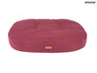 Amiplay ovaalne madrats Montana Burgundy L, 78x65x10 cm цена и информация | Pesad, asemed | hansapost.ee