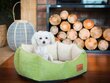 Koera pesa Hobbydog New York Premium, L, Green, 60x52 cm hind ja info | Pesad, asemed | hansapost.ee