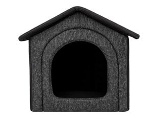 Hobbydog будка Black Ecolen+Black Oxford R1, 32x38 см цена и информация | Лежаки, домики | hansapost.ee