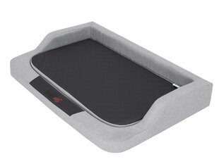 Hobbydog лежак Medico Standart Light Grey Ekolen/Black XXL, 120x80 см цена и информация | Лежаки, домики | hansapost.ee