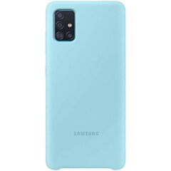 Telefoni ümbris silikoonist Samsung sobib Galaxy A71, sinine hind ja info | Telefonide kaitsekaaned ja -ümbrised | hansapost.ee