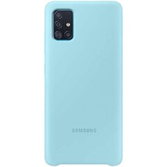 Samsung Galaxy A71 Silicone Cover Blue цена и информация | Чехлы для телефонов | hansapost.ee