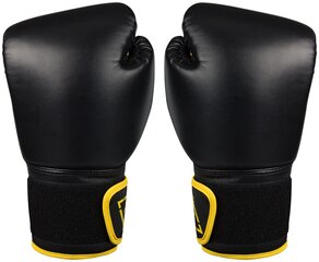 Перчатки боксерские Avento 41BM, черные/желтые цена и информация | Avento Товары для спорта | hansapost.ee