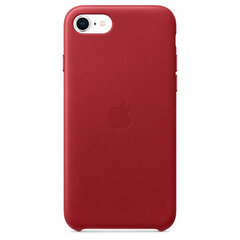 Apple Leather Case, для iPhone 7 / 8 / SE (2020), красный цена и информация | Чехлы для телефонов | hansapost.ee