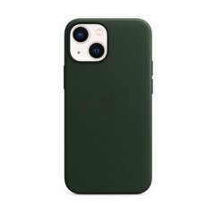 iPhone 13 mini Leather Case with MagSafe, Sequoia Green hind ja info | Telefonide kaitsekaaned ja -ümbrised | hansapost.ee