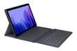 Tahvelarvuti ümbris Samsung Tab A7 klaviatuuriga hall EF-DT500UJEGEU hind ja info | Tahvelarvuti ümbrised ja kaaned | hansapost.ee
