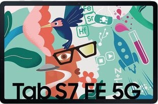Samsung Galaxy Tab S7 FE 5G 4/64GB SM-T736BLGAEUE цена и информация | Планшеты | hansapost.ee
