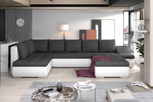 Мягкий угловой диван NORE Giovanni, серый/белый цена и информация | Угловые диваны | hansapost.ee