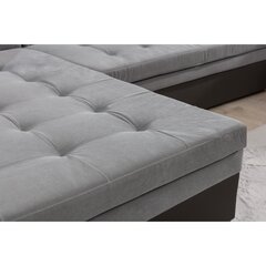 Мягкий угловой диван Damario, темно-серый/синий цена и информация | Угловые диваны | hansapost.ee