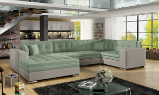 Мягкий угловой диван Damario, зеленый/серый цена и информация | Угловые диваны | hansapost.ee