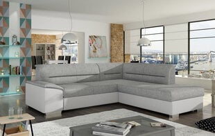 Мягкий угловой диван NORE Verso, светло-серый/белый цена и информация | Угловые диваны | hansapost.ee