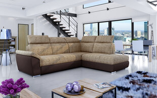 Мягкий угловой диван Loreto GD, коричневый цена и информация | Угловые диваны | hansapost.ee