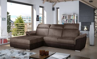 Мягкий угловой диван Trevisco, темно-коричневый/коричневый цена и информация | Угловые диваны | hansapost.ee