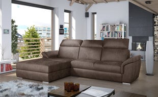Мягкий угловой диван Trevisco, коричневый цена и информация | Угловые диваны | hansapost.ee