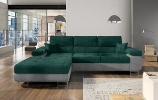 Мягкий угловой диван Armando, темно-зеленый/серый цена и информация | Угловые диваны | hansapost.ee
