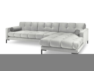 Pehme nurgadiivan Cosmopolitan Design Bali, hõbedane/must price and information | Corner sofas and corner sofa beds | hansapost.ee