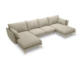 Pehme nurgadiivan Milo Casa Elio 6S, beeži värvi price and information | Corner sofas and corner sofa beds | hansapost.ee