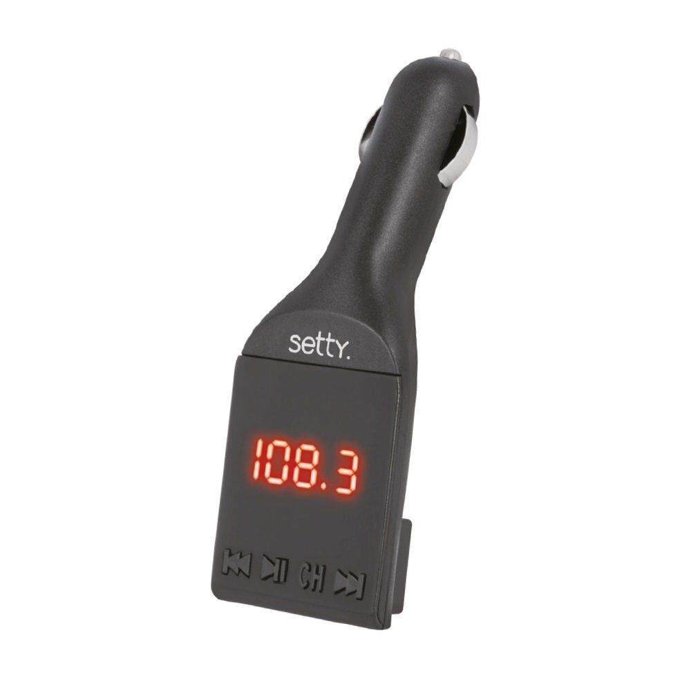 Auto FM-modulaator Setty FM Bluetooth 4.0, must hind ja info | FM trasmitterid ja modulaatorid | hansapost.ee