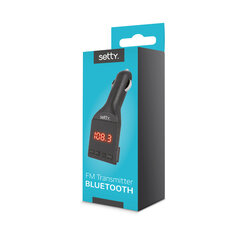 Auto FM-modulaator Setty FM Bluetooth 4.0, must hind ja info | FM trasmitterid ja modulaatorid | hansapost.ee